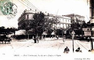 Oran - Hotel Continental - Boulevard Seguin - 1914